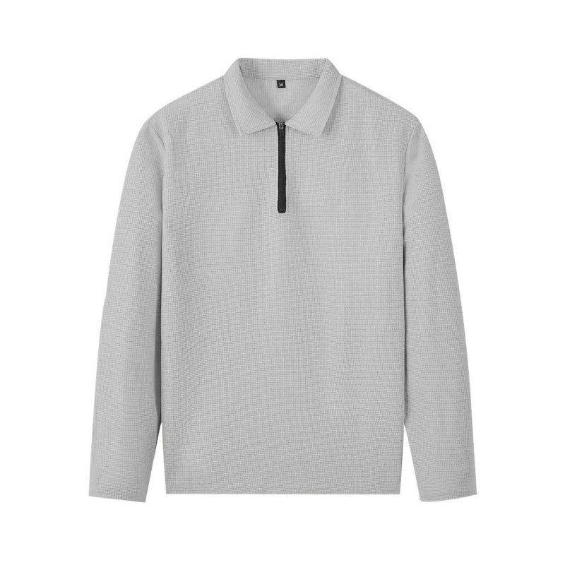 Men's Waffle Knit Sweatshirt & Straight-Leg Pants Set