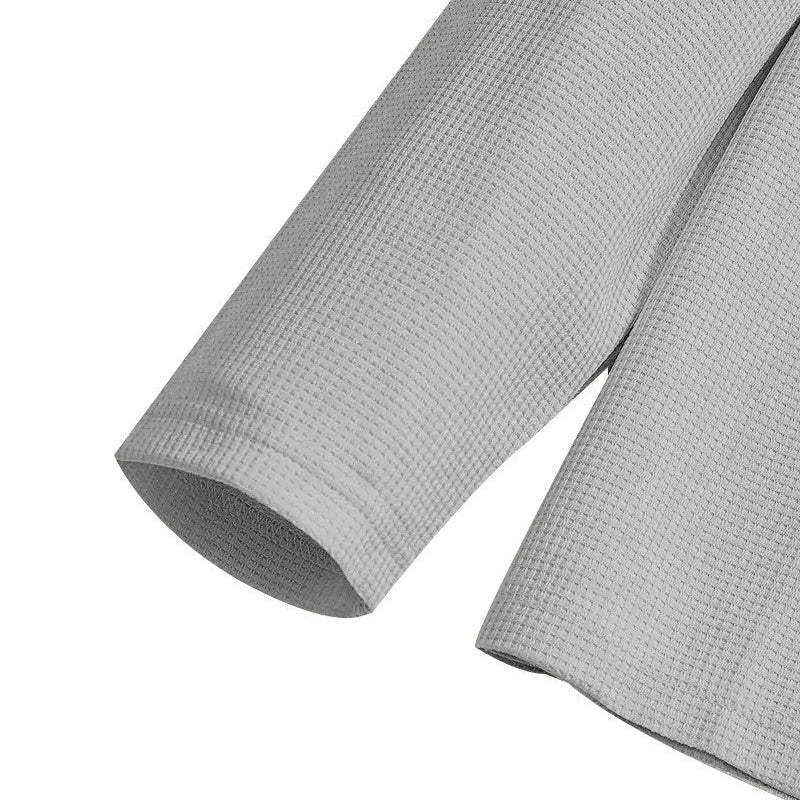 Men's Waffle Knit Sweatshirt & Straight-Leg Pants Set